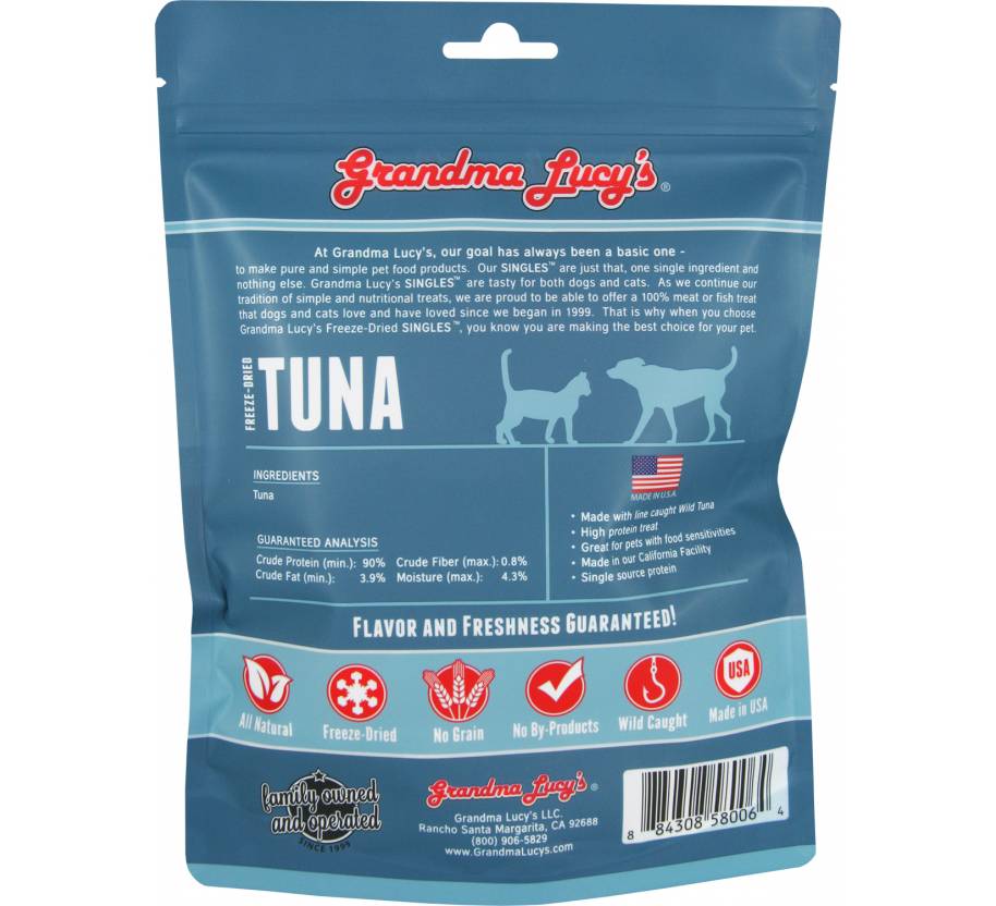 Grandma Lucy's Singles FreezeDried Tuna